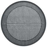 Vidaxl à l'extérieur du tapis Arakil Ø160 cm Gray en polypropène