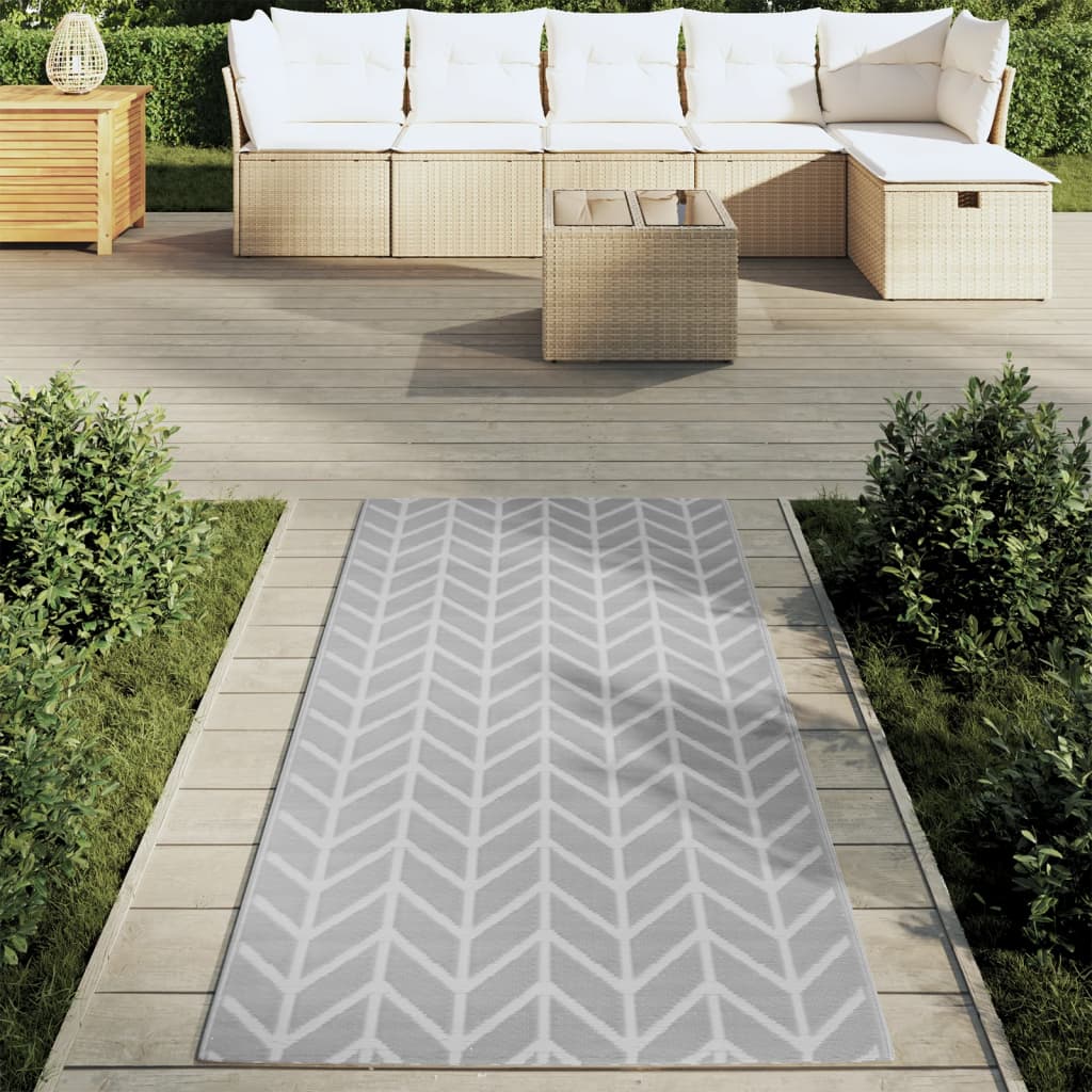 Vidaxl Eutside Rug Arakil 80x150 cm Pp Grey