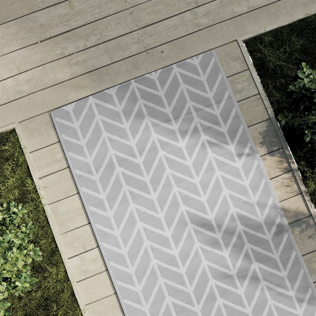 Vidaxl Eutside Rug Arakil 80x150 cm Pp Grey