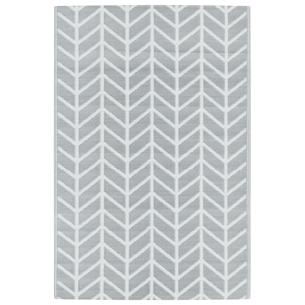 Vidaxl outside rug Arakil 120x180 cm pp gray