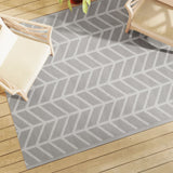 Vidaxl outside rug Arakil 160x230 cm pp gray