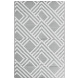 Vidaxl outside rug Arakil 120x180 cm pp gray