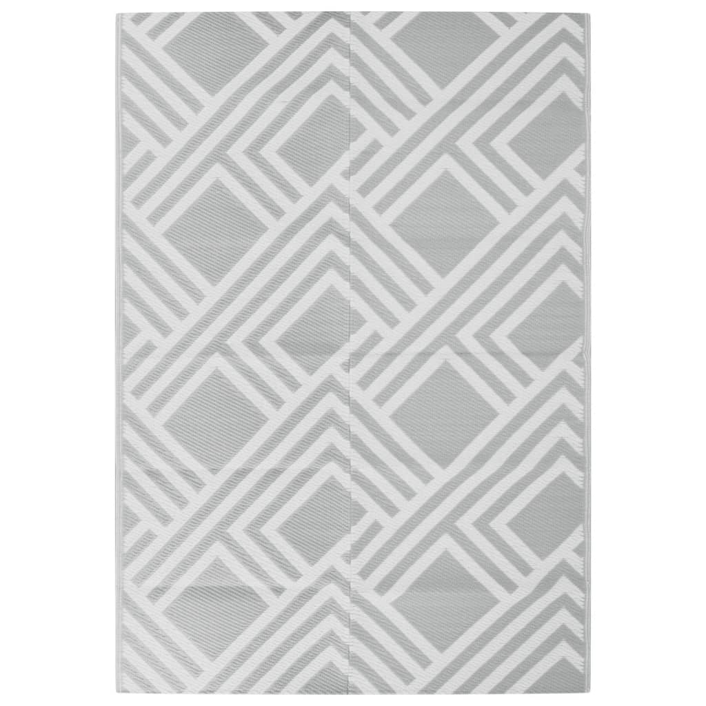 Vidaxl outside rug Arakil 160x230 cm pp gray