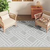 Vidaxl outside rug Arakil 160x230 cm pp gray