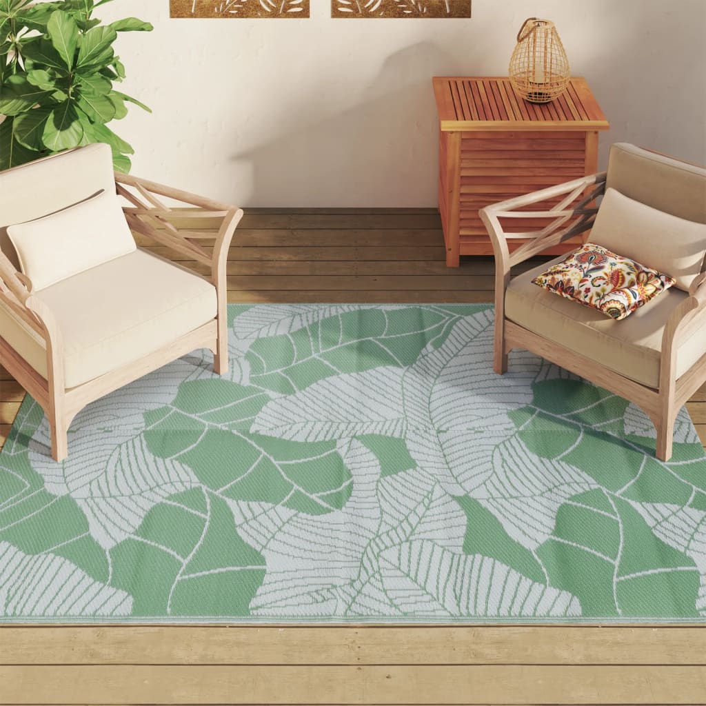 VidaXL outside rug arakil 140x200 cm polypropene green