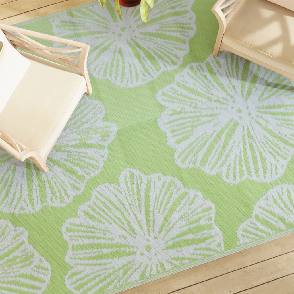 Vidaxl outside rug Arakil 190x290 cm pp green