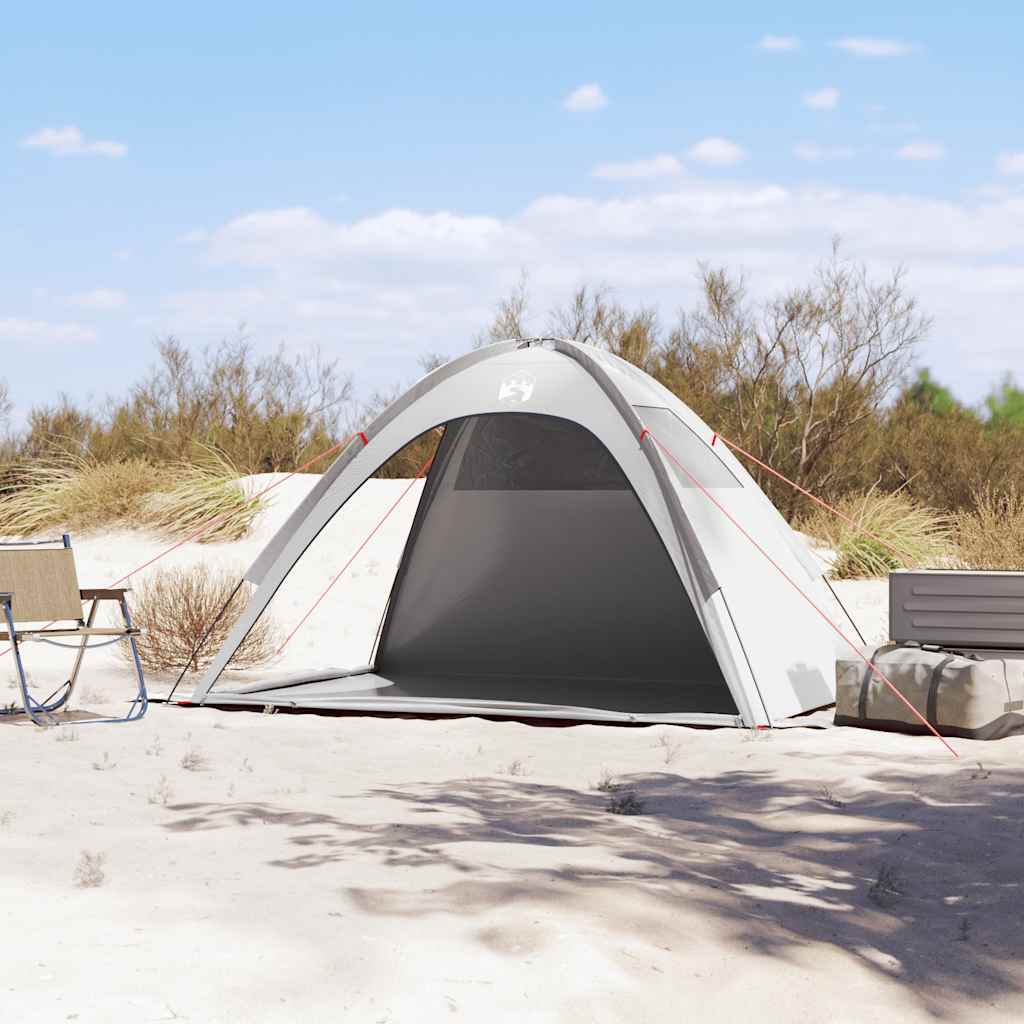 Vidaxl Beach Tent Waterproof Gray