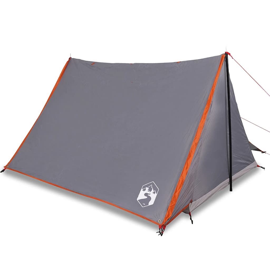 Vidaxl Tent 2-person waterproof gray and orange