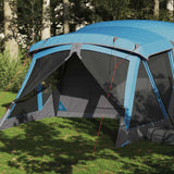 Vidaxl tent with awning 4-person waterproof blue