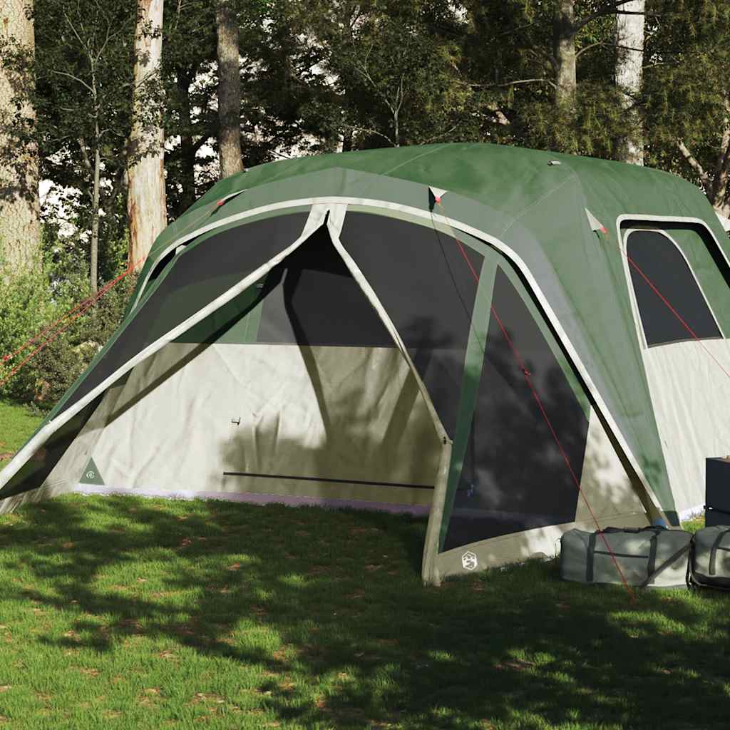 Vidaxl family with Luifel 6-person waterproof green