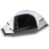 VidaXL Dome tent 1-person Waterproof Damning Fabric White