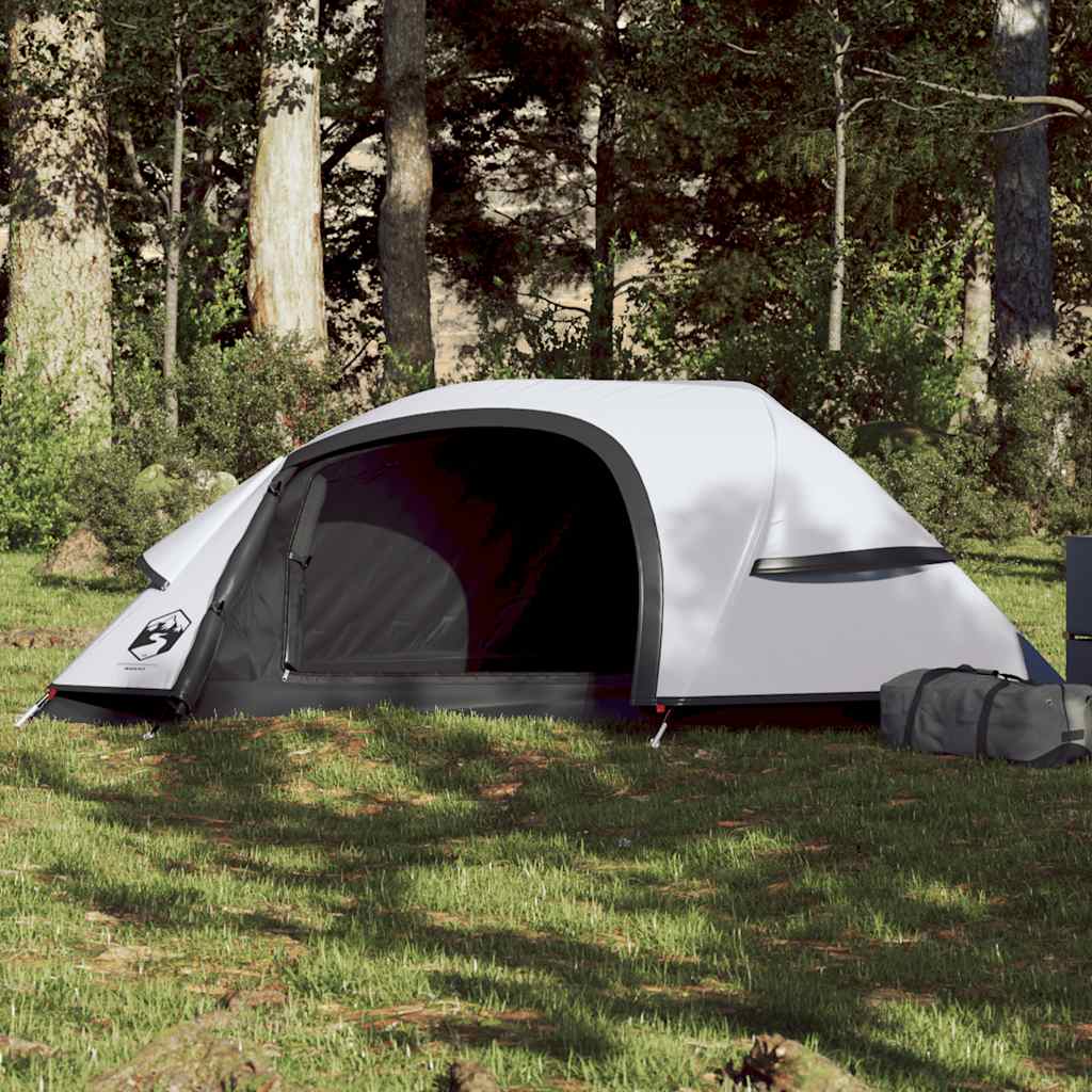 VidaXL Dome tent 1-person Waterproof Damning Fabric White