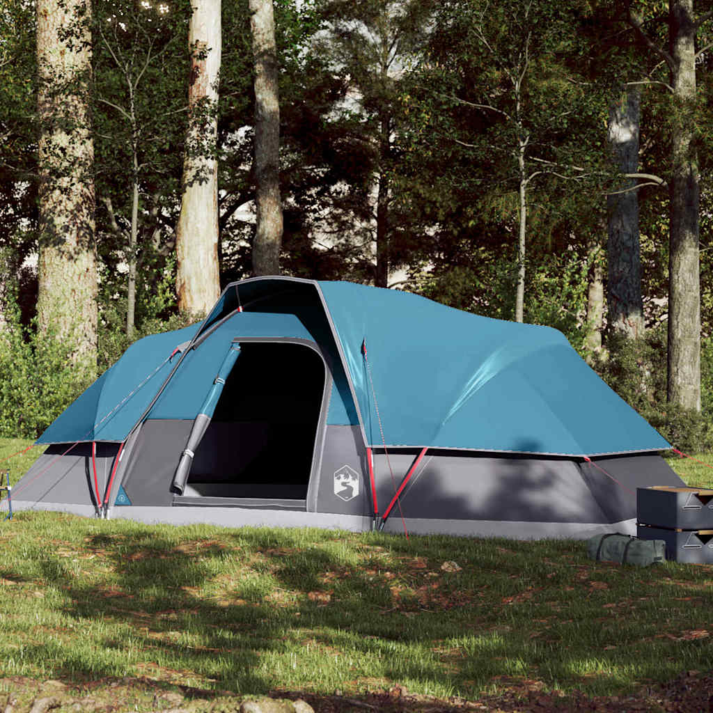 Vidaxl Dome Tenda Blu impermeabile per 9 persone