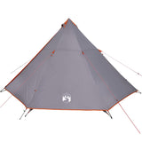 Vidaxl Tipitent for family 8-person waterproof gray and orange