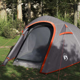 Vidaxl Tunnel Tent 3 Personne étanche gris et orange