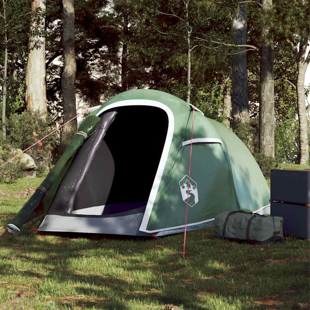 Vidaxl Tunnel tent 2-person waterproof green