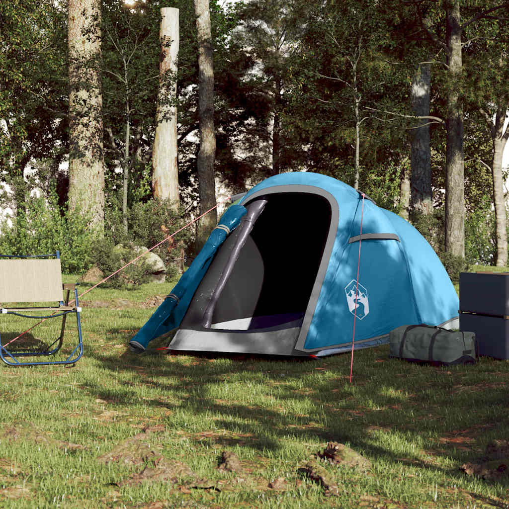 Vidaxl Tunnel tent 2-person waterproof blue