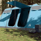 Tenda tunnel Vidaxl Blu impermeabile a 10 persone