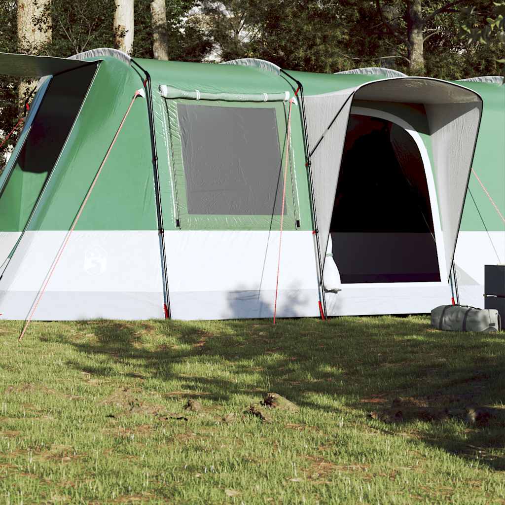 Vidaxl Tunnel Tent Green impermeabile per 4 persone