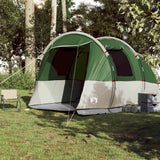 Vidaxl Tunnel Tent à 4 personnes étanche verte