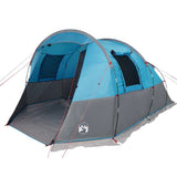 Vidaxl Tunnel tent 4-person waterproof blue