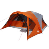 Vidaxl Family 6 Person étanche gris et orange