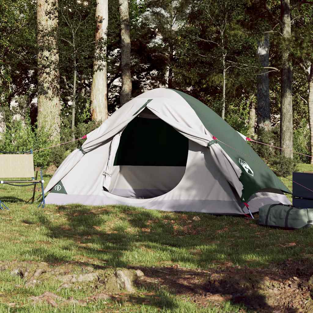 Vidaxl Dome Tenda Waterproof Green di 2 persone