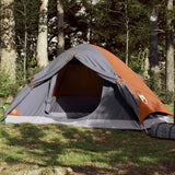 Vidaxl Dome tent 2-person waterproof gray and orange