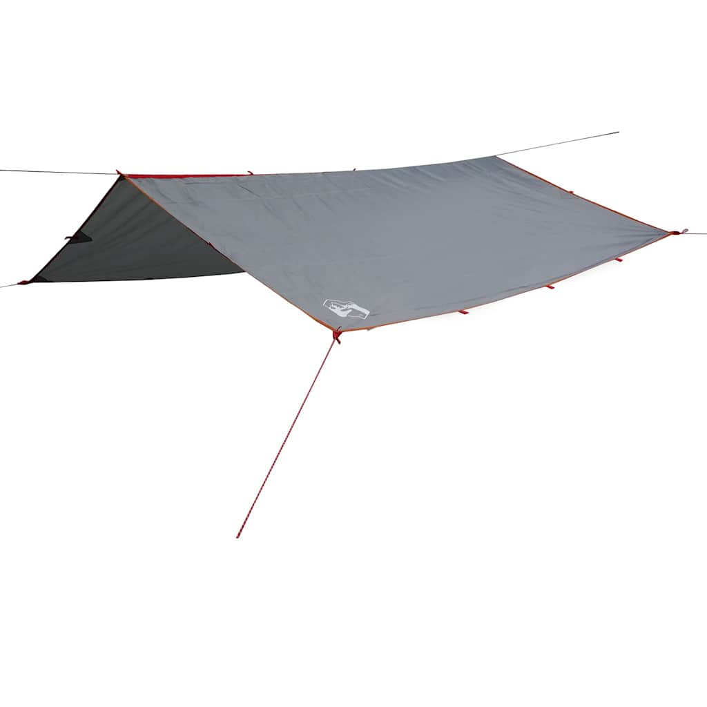 Vidaxl Camping canvas waterproof 300x294 cm gray and orange