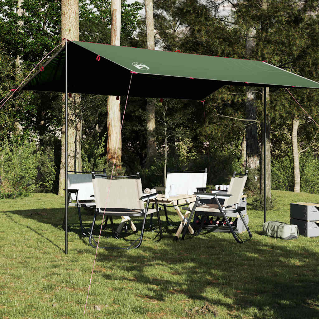 Vidaxl Camping Canopy Waterproof 360x294 cm Green