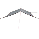 Vidaxl Camping Canopy Vandtæt 360x294 cm grå og orange