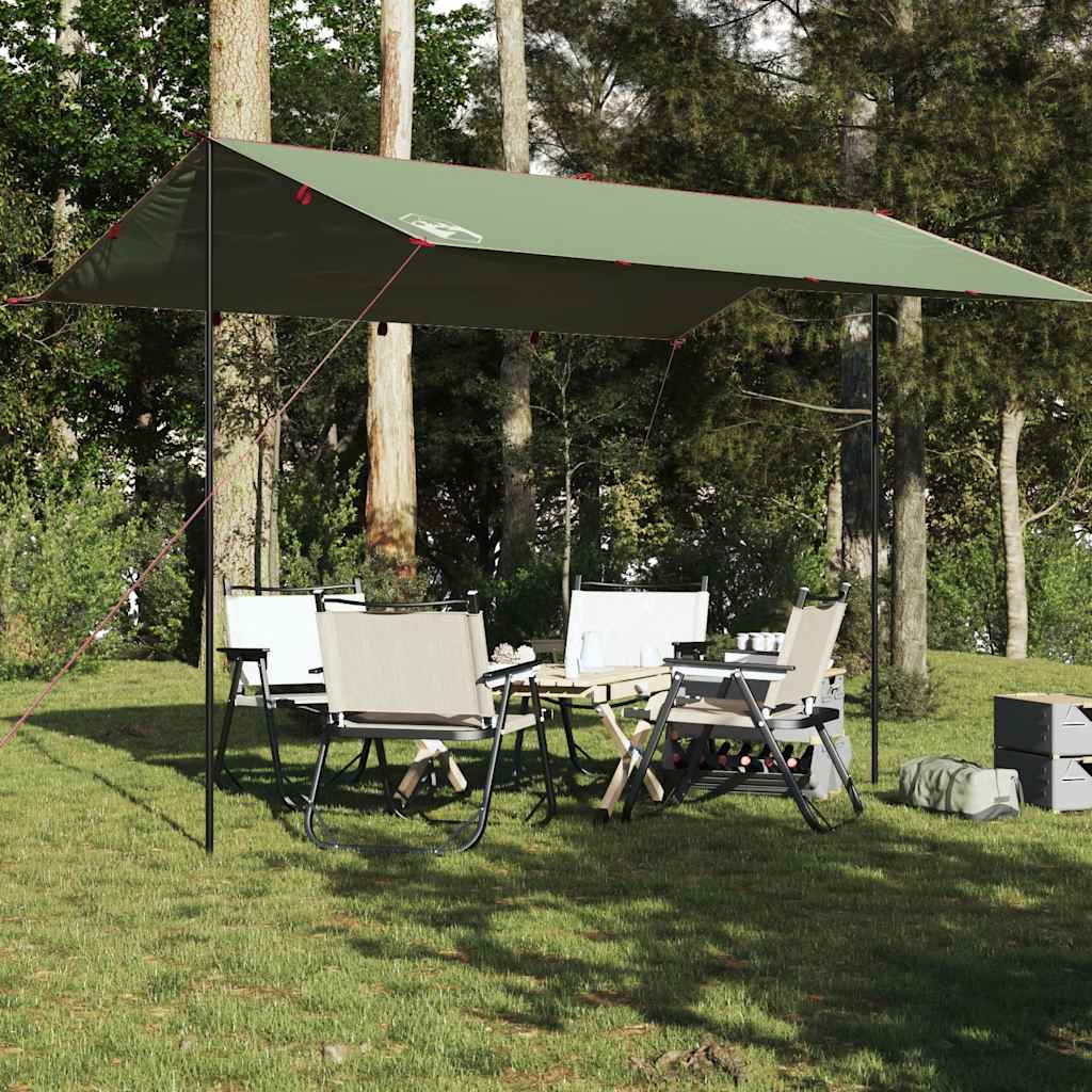 Vidaxl Camping Baldachýn vodotěsný 400x294 cm zelená