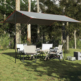 Vidaxl Camping Canvas Waasserdicht 400x294 cm Grey an orange