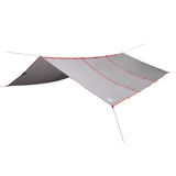 Vidaxl Camping canvas waterproof 420x440 cm gray and orange