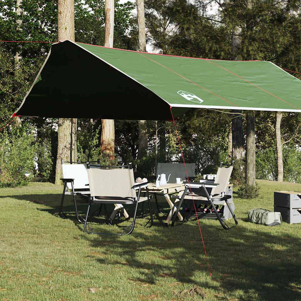 Vidaxl Camping Canopy Waterproof 420x440 cm Green