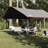 Vidaxl Camping Canvas wasserdicht 420 x 440 cm grau und orange