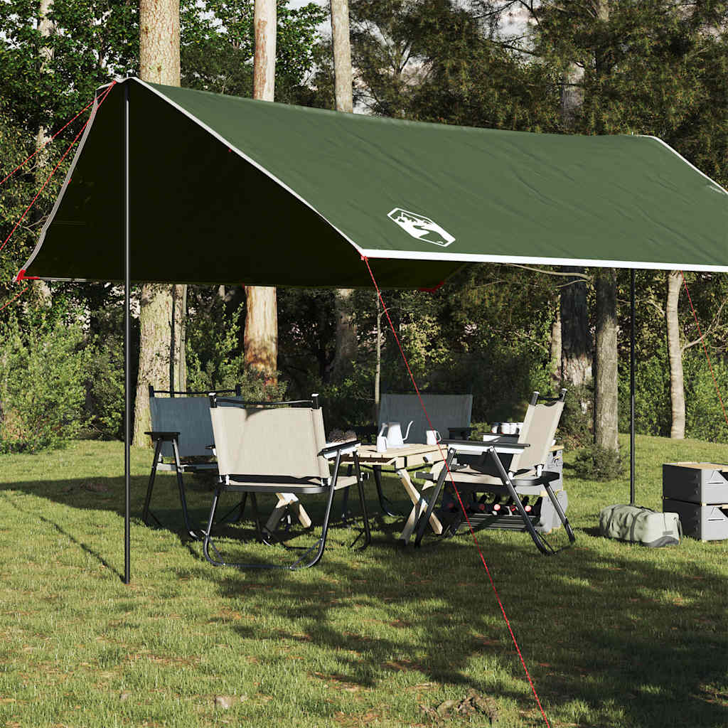 Vidaxl Camping Canopy Waterproof 430x380x210 cm grön