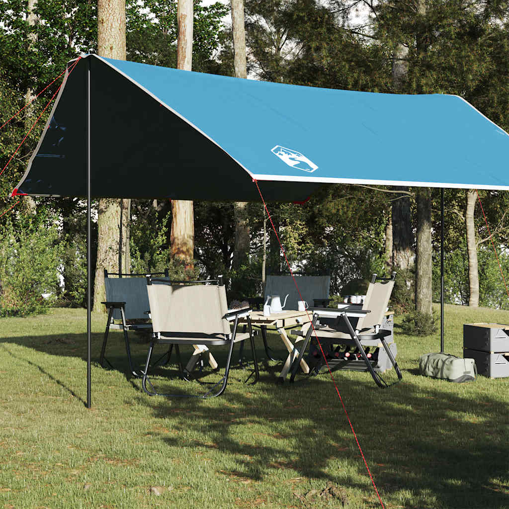 Vidaxl Camping -Baldachin wasserdicht 430x380x210 cm Blau