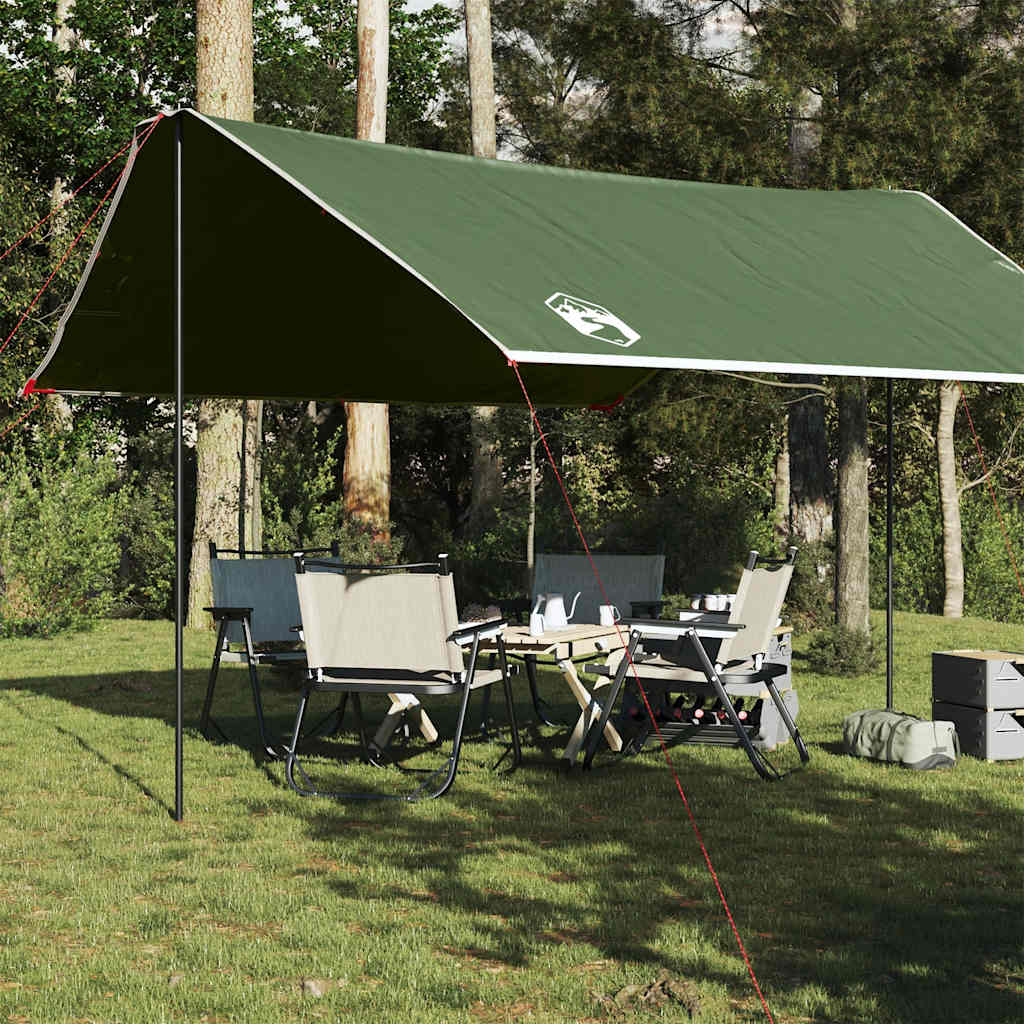 Vidaxl Camping Canopy Waterproof 430x380x210 cm zielony