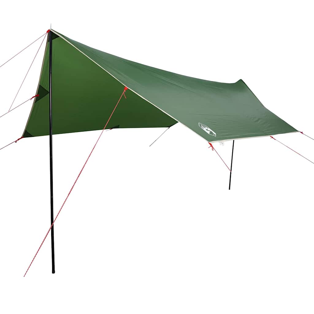 Vidaxl Camping canvas waterproof 460x305x210 cm green