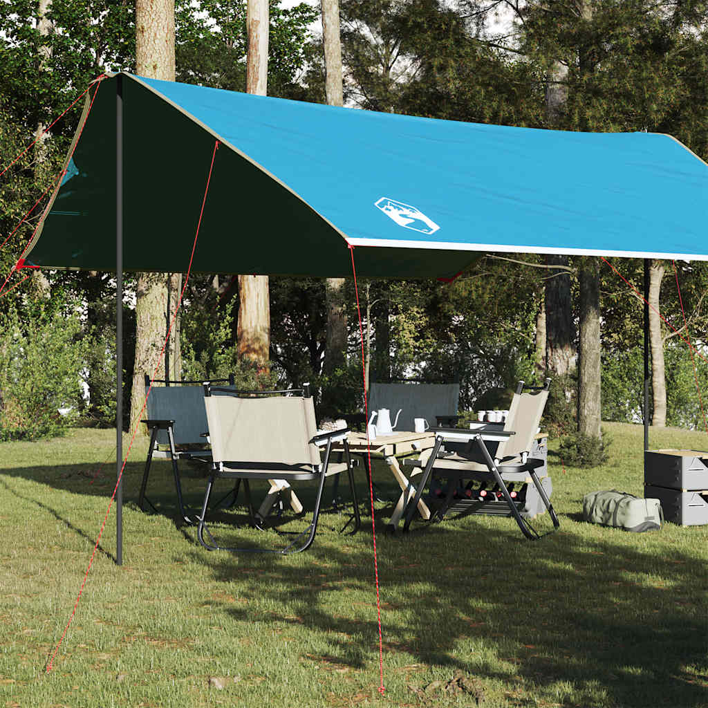 Vidaxl Camping Canvas Waterproof 460x305x210 cm niebieski