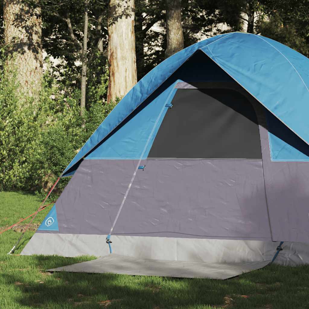 Vidaxl dome tente 2 personnes imperméables bleu