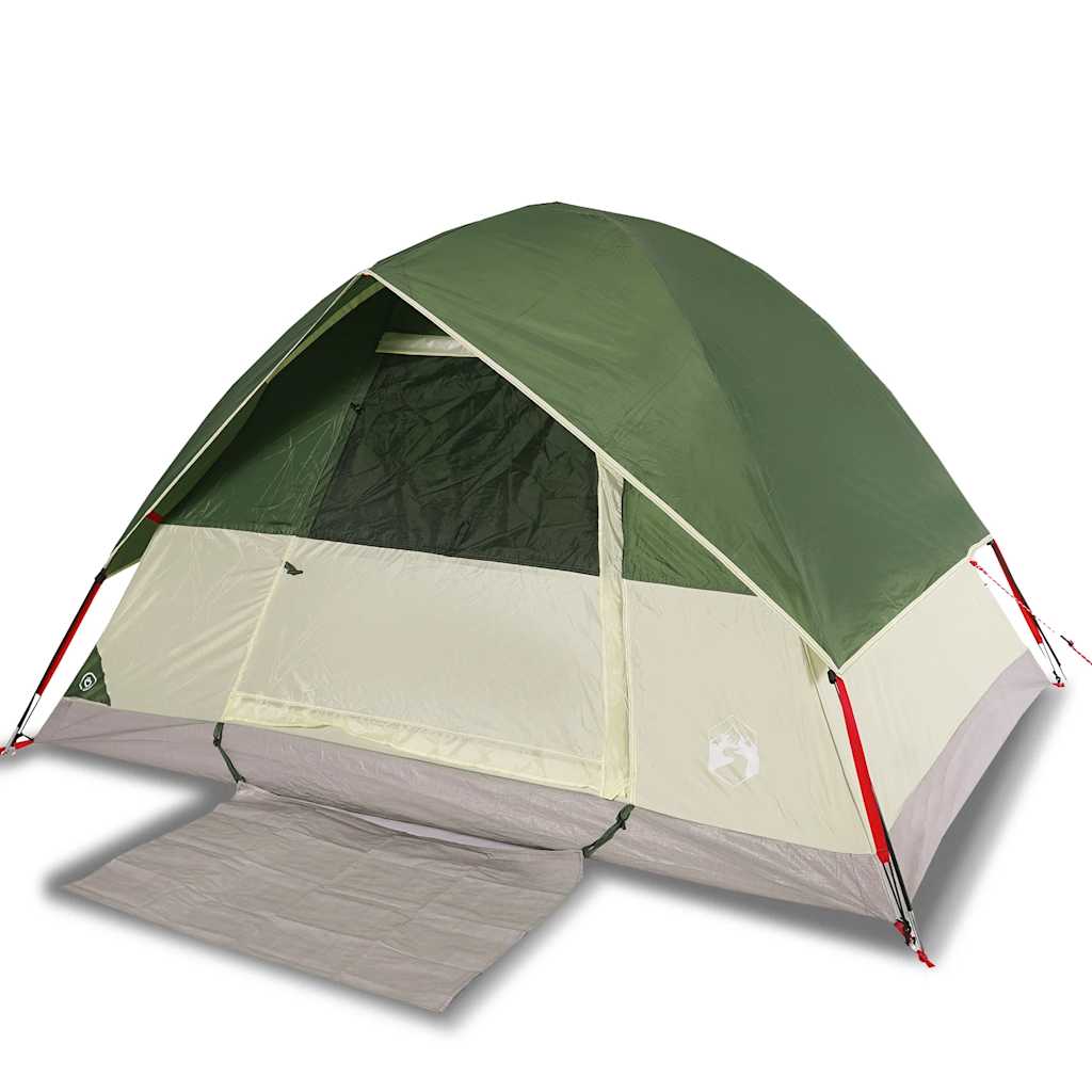 Vidaxl Dome Stan 4-Person Waterproof Green