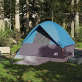 Vidaxl dome tente 4 personnes imperméables bleu