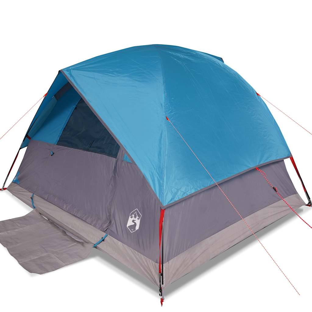 Vidaxl Dome Stan 6-person vodotěsná modrá