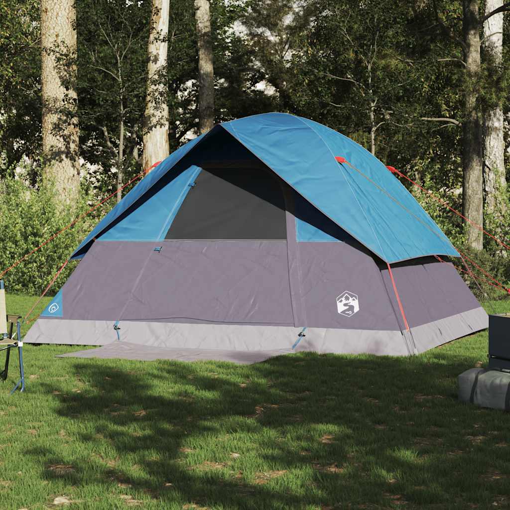 Vidaxl Dome Stan 6-person vodotěsná modrá