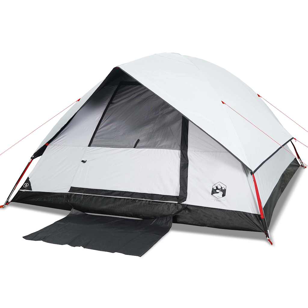 Vidaxl Dome Tent 6-osobowy wodoodporny kurz biały