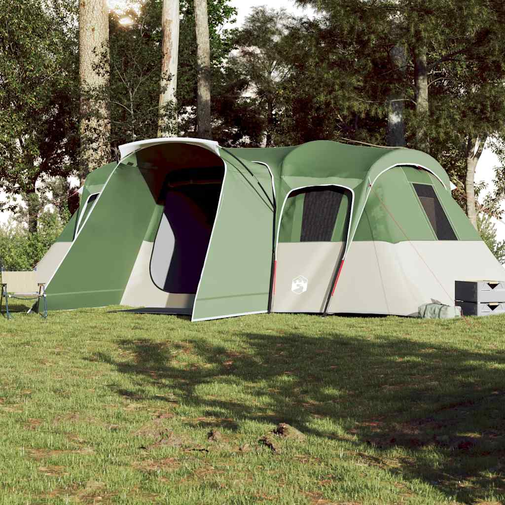 Vidaxl Tung Tent de 16 personas Green impermeable