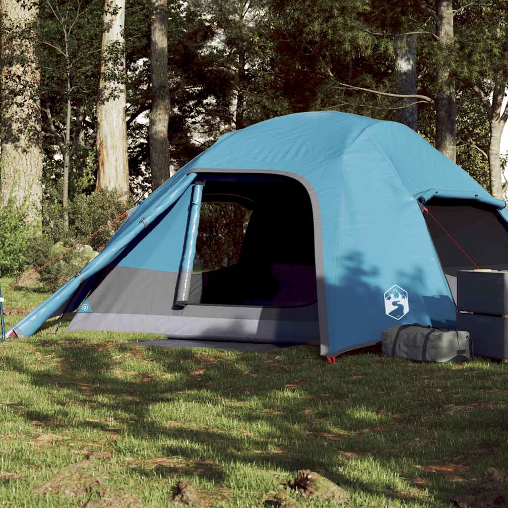 Vidaxl Dome Stan 4-Person Waterproof Blue