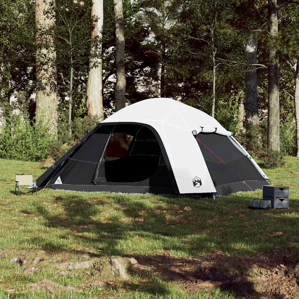 Vidaxl Dome Stan 6-Person Waterproofing Prach bílý